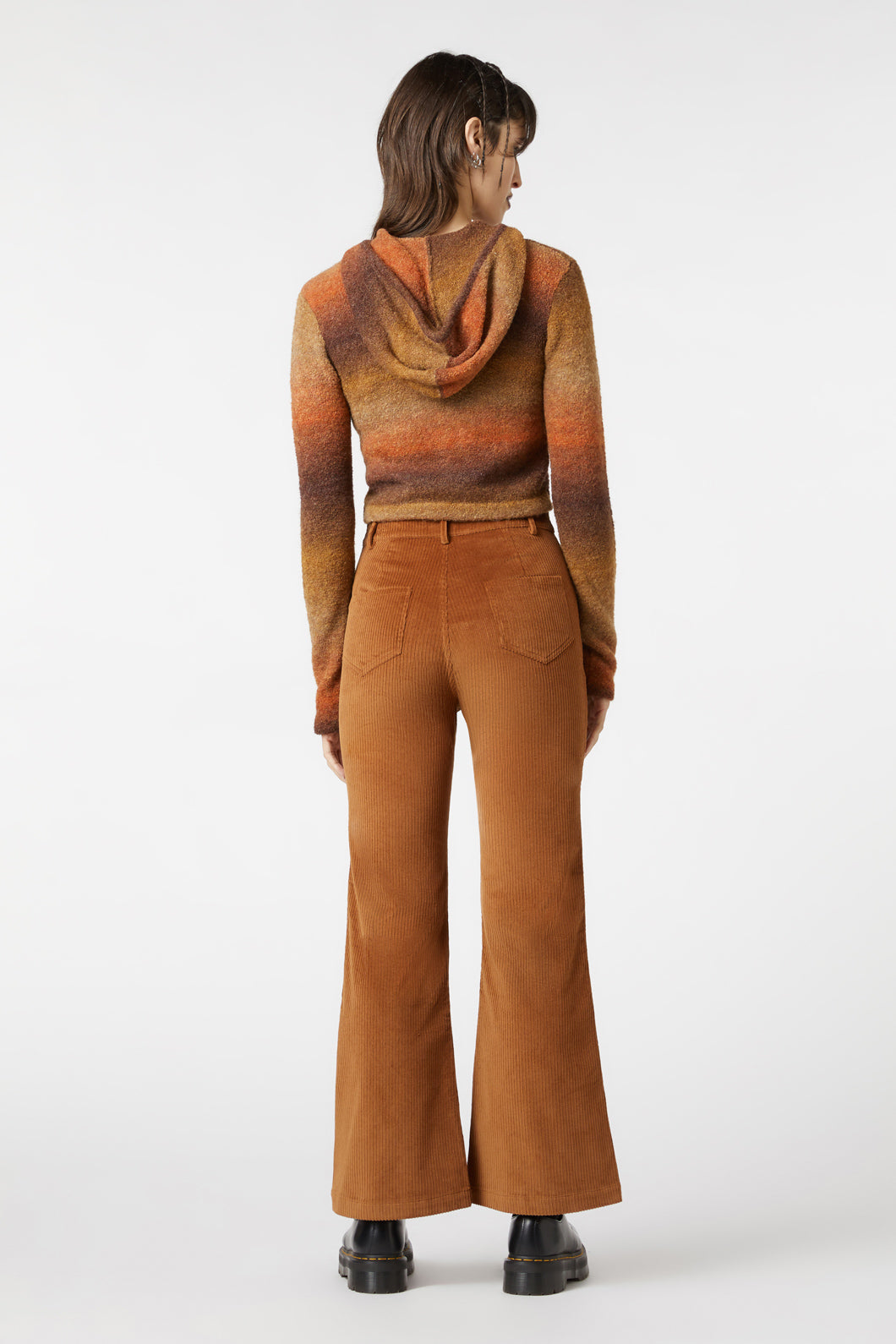 Dangerfield - Moss Zip Knit Cardi - brown