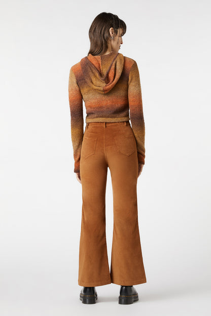 Dangerfield - Moss Zip Knit Cardi - brown