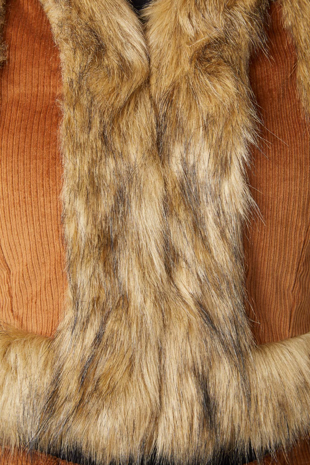 Dangerfield - Moss Cord Vest - brown