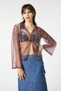 Dangerfield - Moonstone Blouse - plum