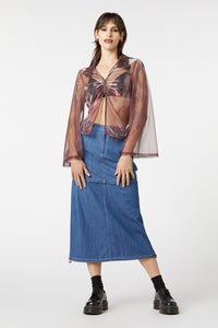Dangerfield - Moonstone Blouse - plum