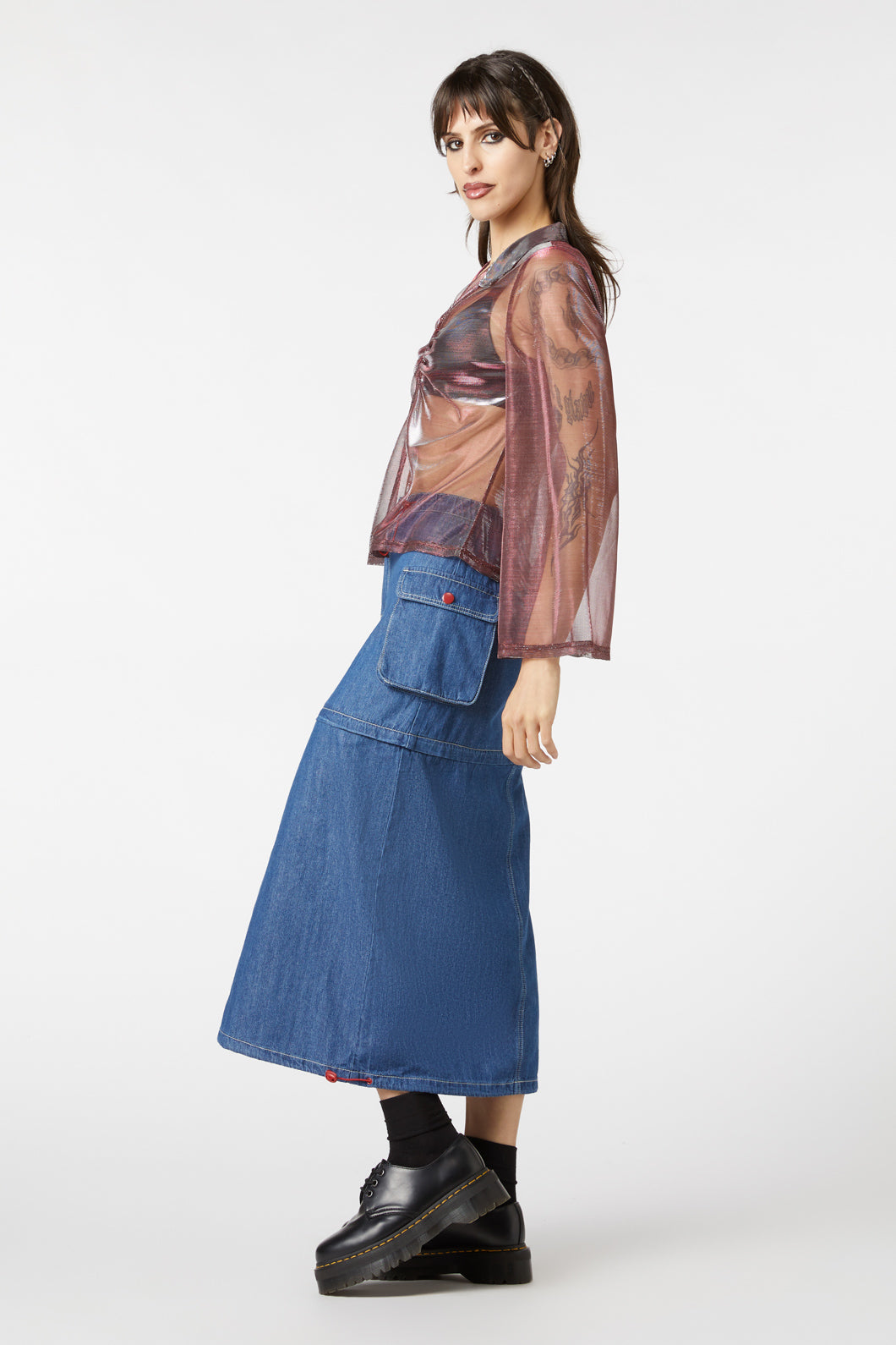 Dangerfield - Moonstone Blouse - plum
