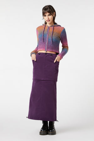 Dangerfield - Grapejuice Skirt - plum