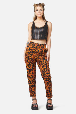 Dangerfield - Ablaze PU Corset - black