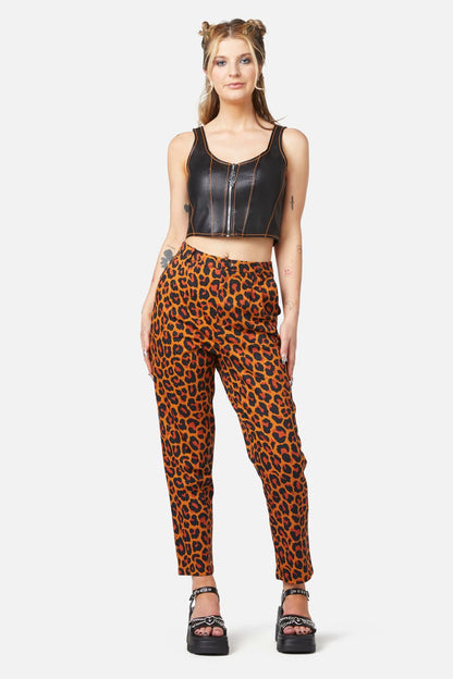 Dangerfield - Ablaze PU Corset - black