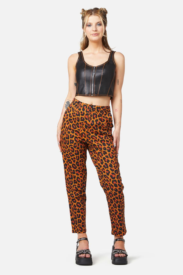Dangerfield - Ablaze PU Corset - black