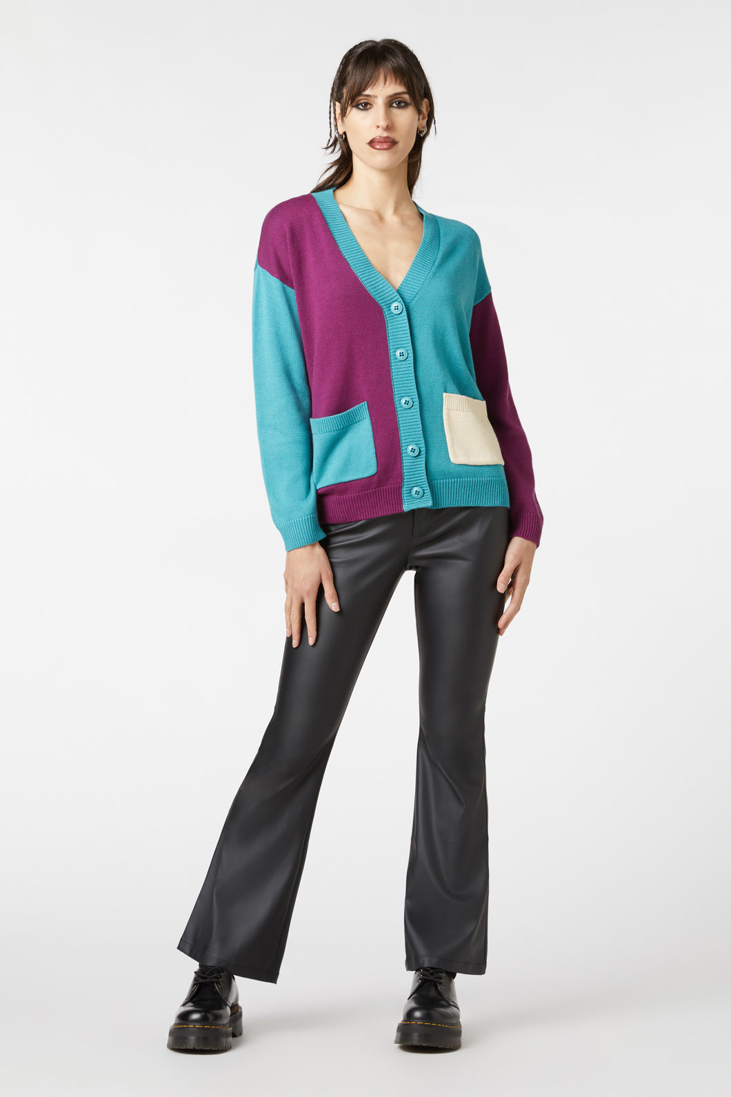 Dangerfield - Tabby Colour Bock Cardi - multi