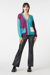 Dangerfield - Tabby Colour Bock Cardi - multi