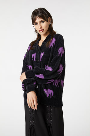 Dangerfield - Everyones Mad Cardi - black