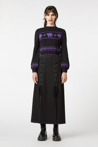 Dangerfield - You're Mad Knit Jumper - black