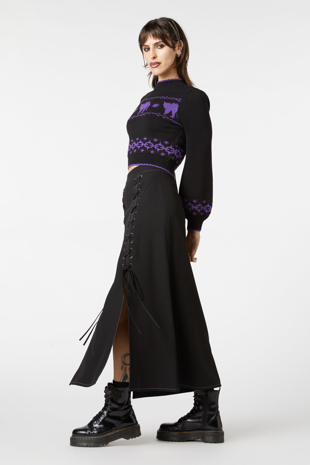 Dangerfield - You're Mad Knit Jumper - black