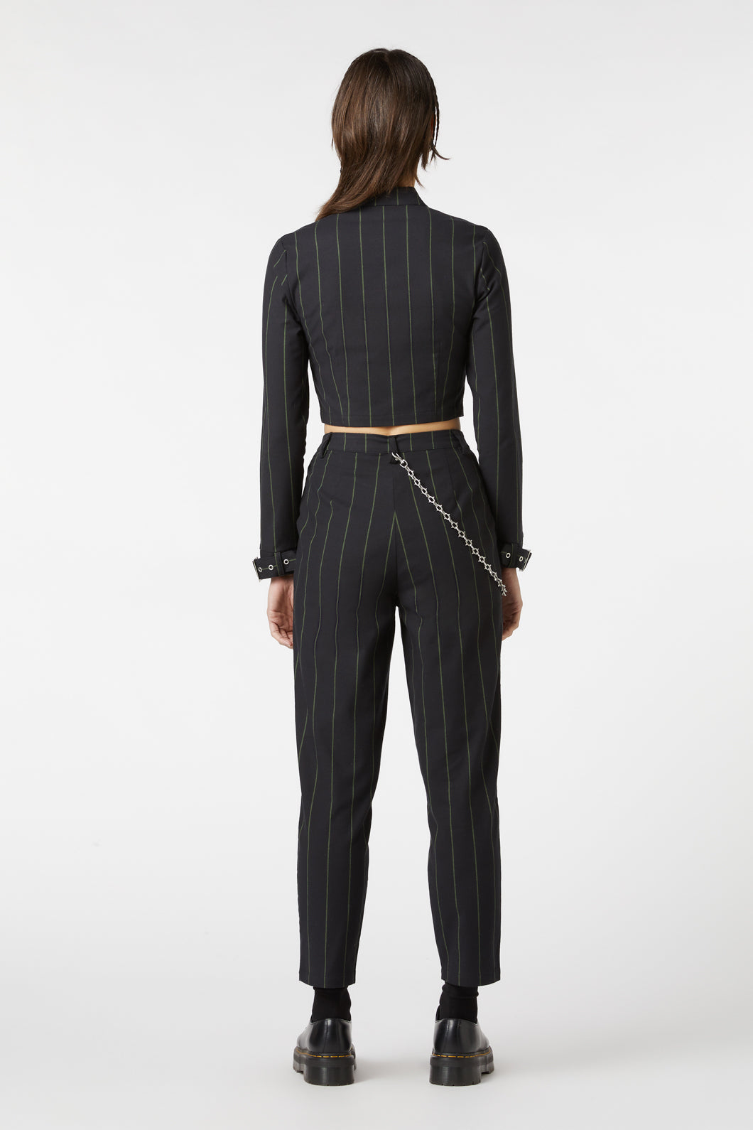 Dangerfield - Mystery Pinstripe Blouse - black