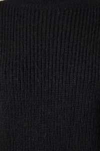 Dangerfield - Time & Date Fluffy Jumper - black