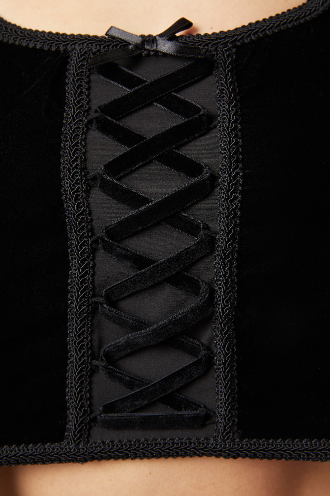 Dangerfield - 10Th House Velvet Corset - black