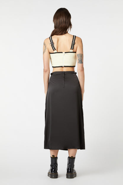 Dangerfield - 10th House Velvet Corset - champagne