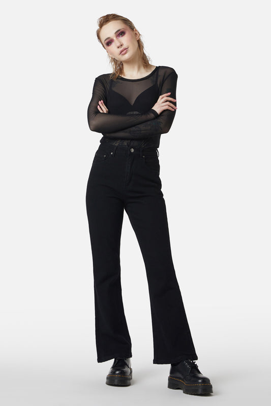 Dangerfield - Flare Danger Jeans - black