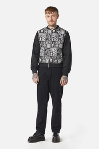Dangerfield - No Way Out Bomber Jacket - black-white