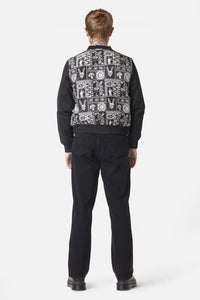 Dangerfield - No Way Out Bomber Jacket - black-white