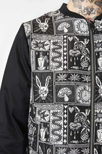 Dangerfield - No Way Out Bomber Jacket - black-white