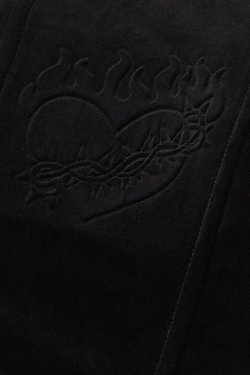 Dangerfield - Curve Knave Of Hearts Corset - black