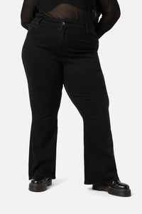 Dangerfield - Lilith Curve Flare Jeans - black