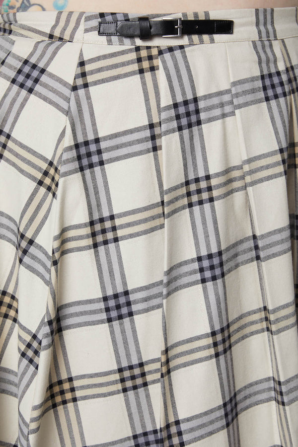 Dangerfield - Curve Crescent Trtn Pleat Skrt - beige