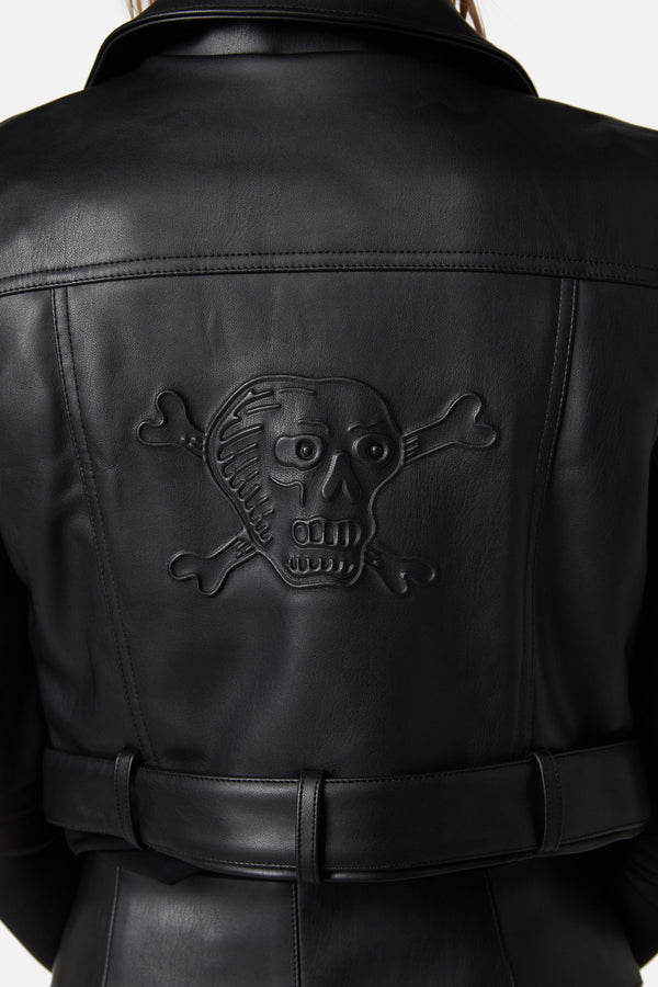 Dangerfield - Ornate Metal Pu Vest - black
