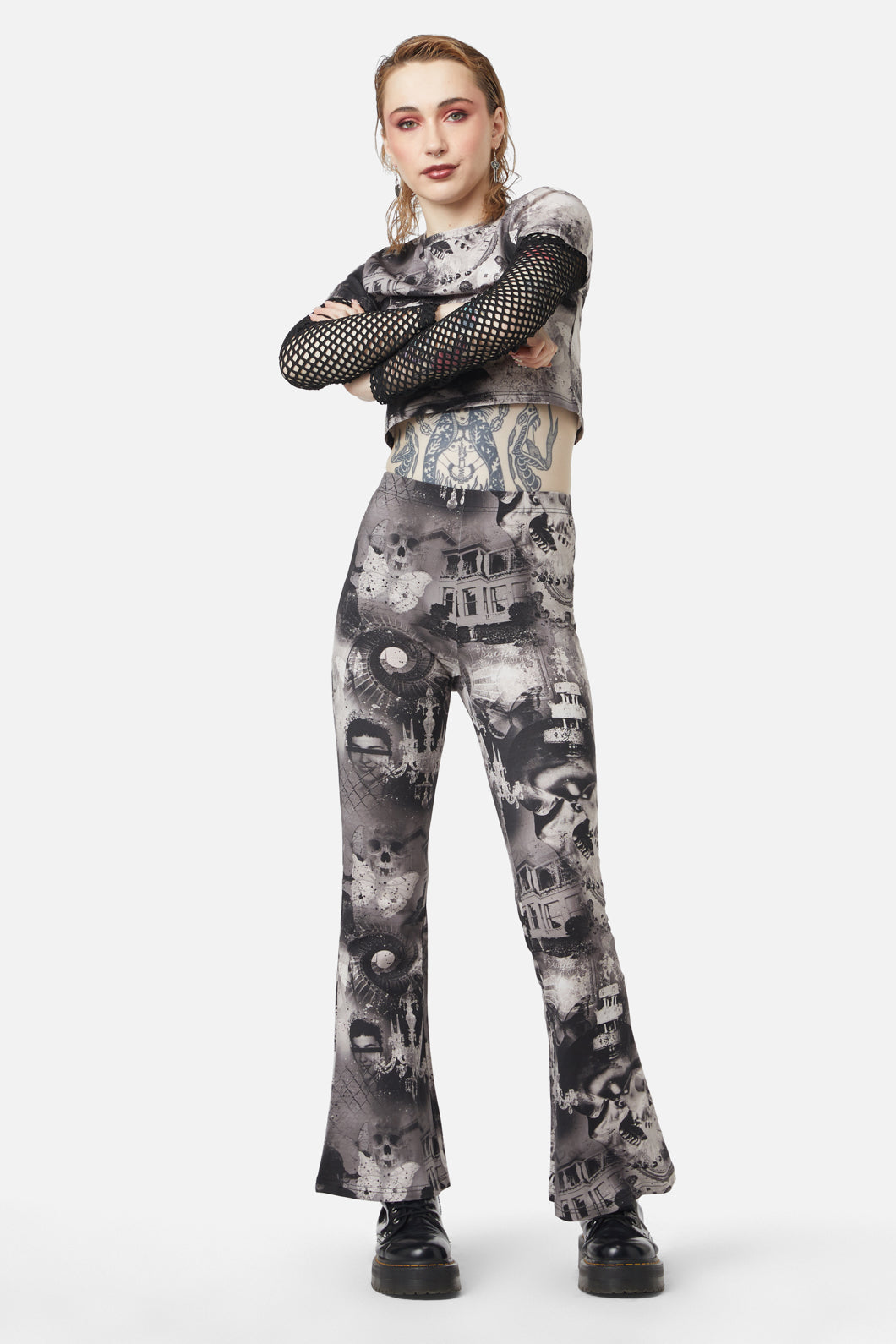 Dangerfield - Blackfriars Flare Pant - black