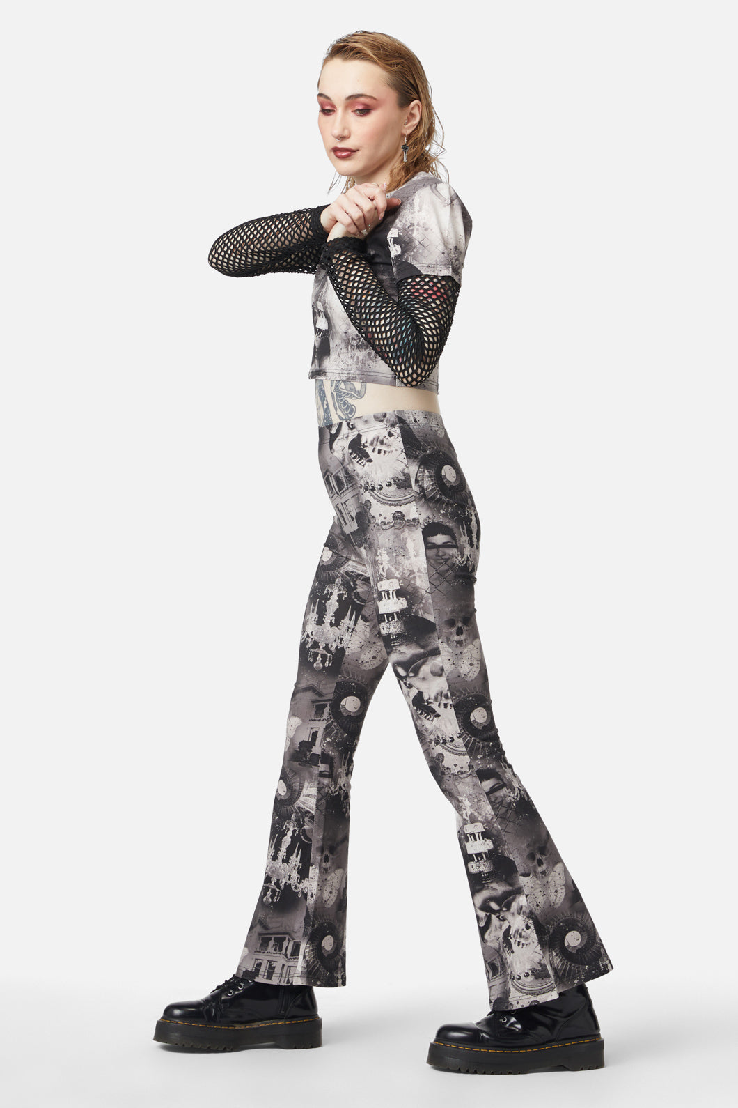 Dangerfield - Blackfriars Flare Pant - black