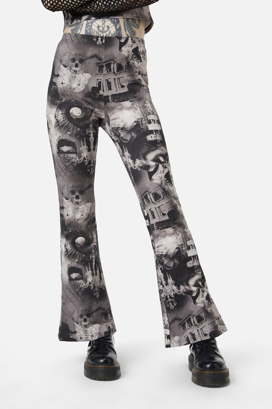 Dangerfield - Blackfriars Flare Pant - black