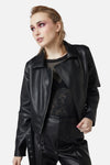 Dangerfield - Ornate Metal Pu Jacket - black