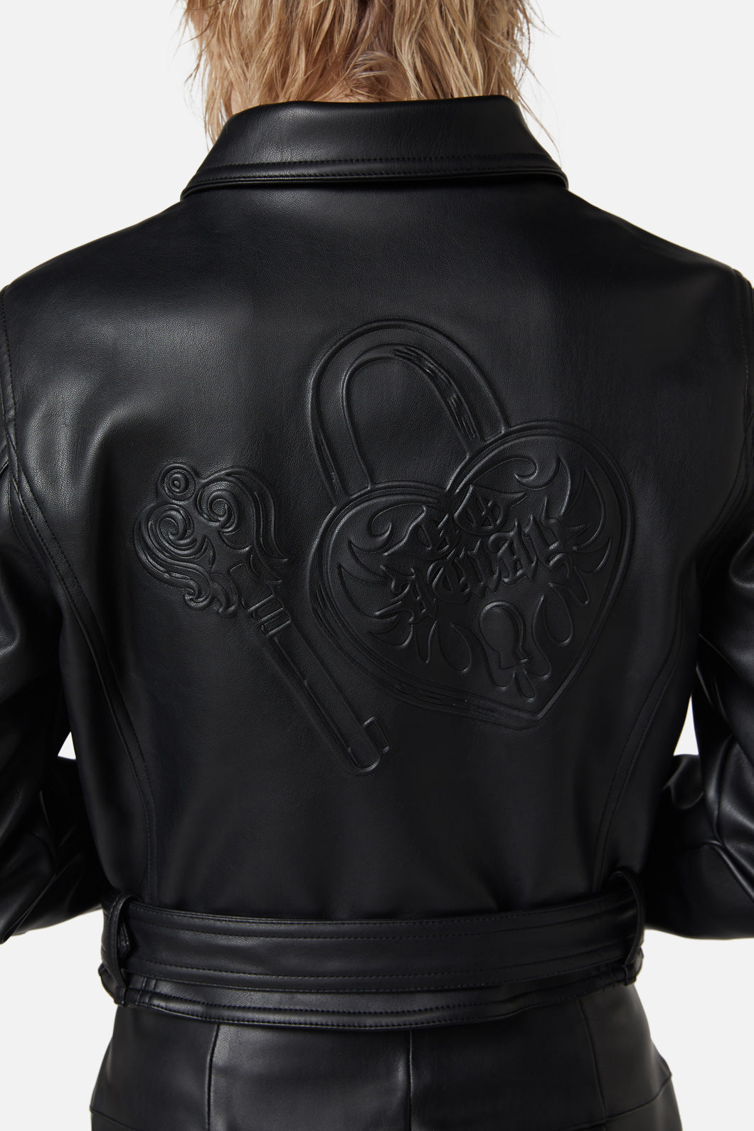 Dangerfield - Ornate Metal Pu Jacket - black