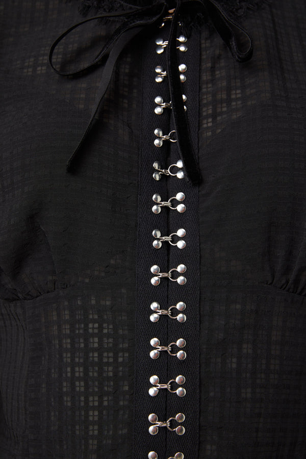 Dangerfield - Time Passing Romantic Lace Blouse - black