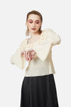 Dangerfield - All Of White Sheer Blouse - cream