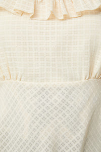 Dangerfield - All Of White Sheer Blouse - cream