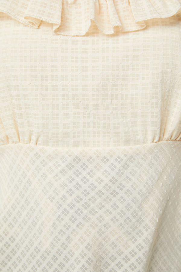 Dangerfield - All Of White Sheer Blouse - cream