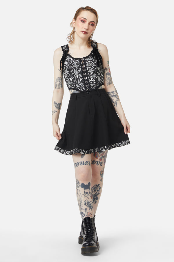 Dangerfield - Repentance Circle Skirt - black