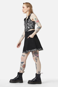 Dangerfield - Repentance Circle Skirt - black