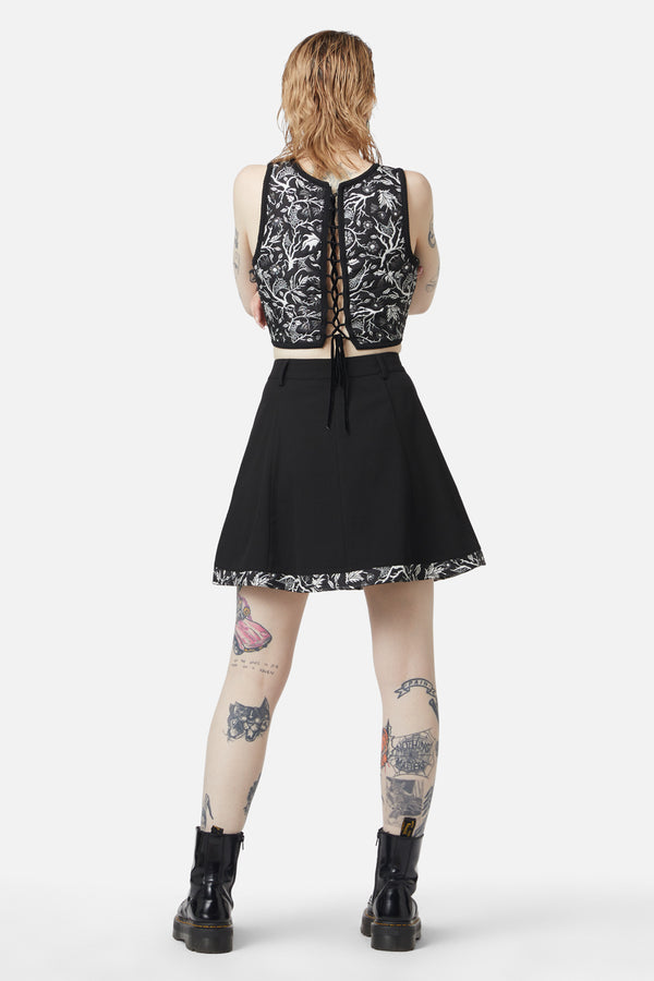 Dangerfield - Repentance Circle Skirt - black