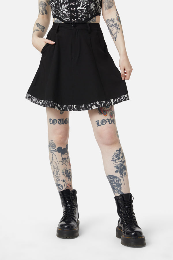 Dangerfield - Repentance Circle Skirt - black
