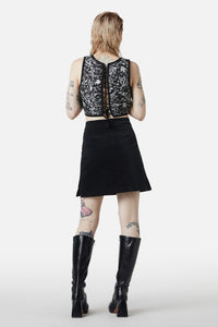 Dangerfield - At The Alter Mini Skirt - black