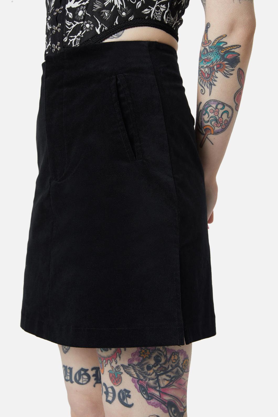Dangerfield - At The Alter Mini Skirt - black