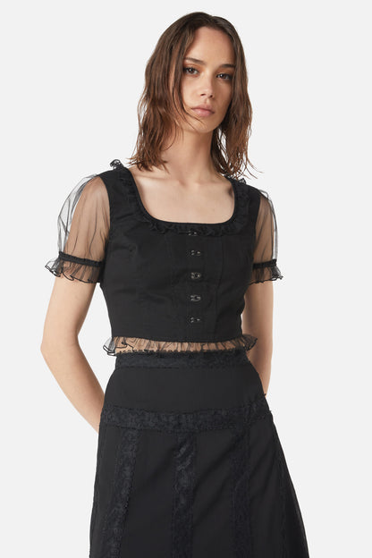 Dangerfield - Wild Dive Corset Top - black