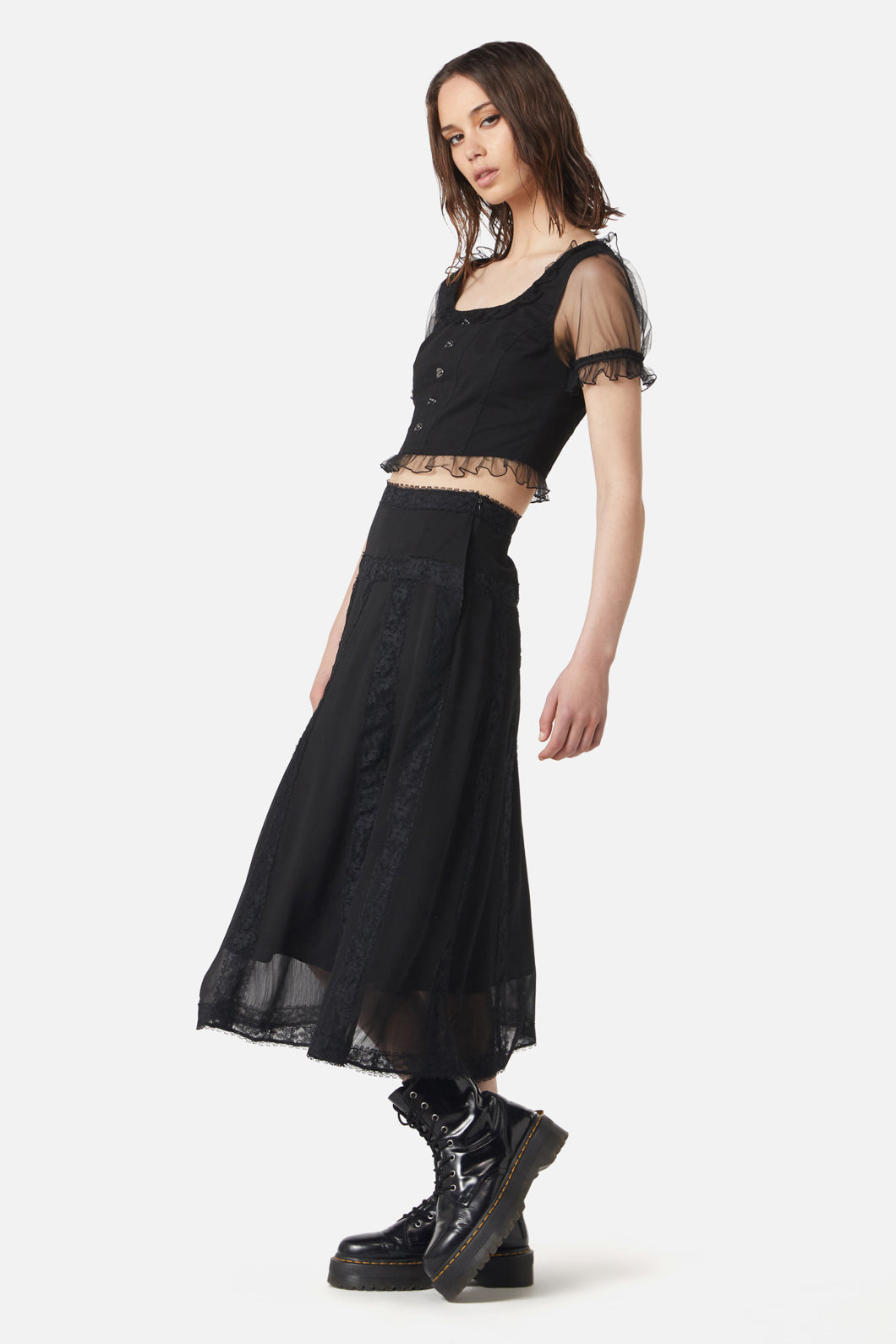Dangerfield - Wild Dive Corset Top - black