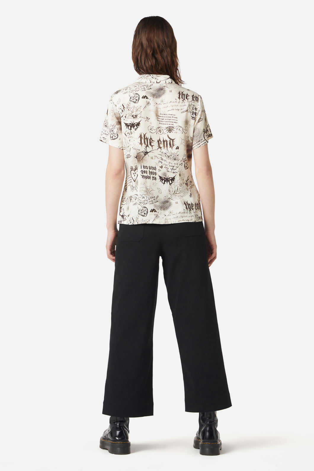 Dangerfield - Lover's Departure Printed Blouse - beige