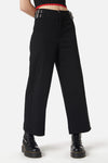 Dangerfield - Wide Leg Buckle Pant - black