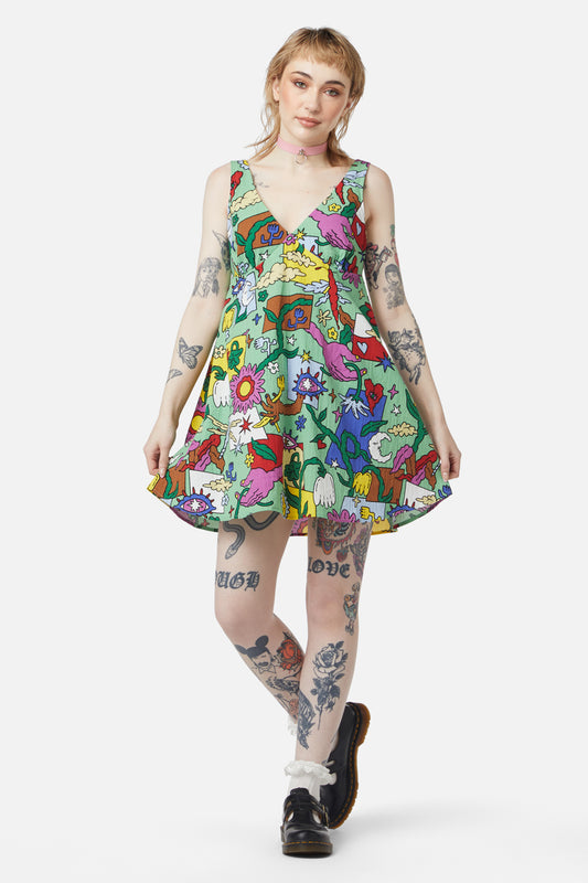Dangerfield - I Spy Dress - multi