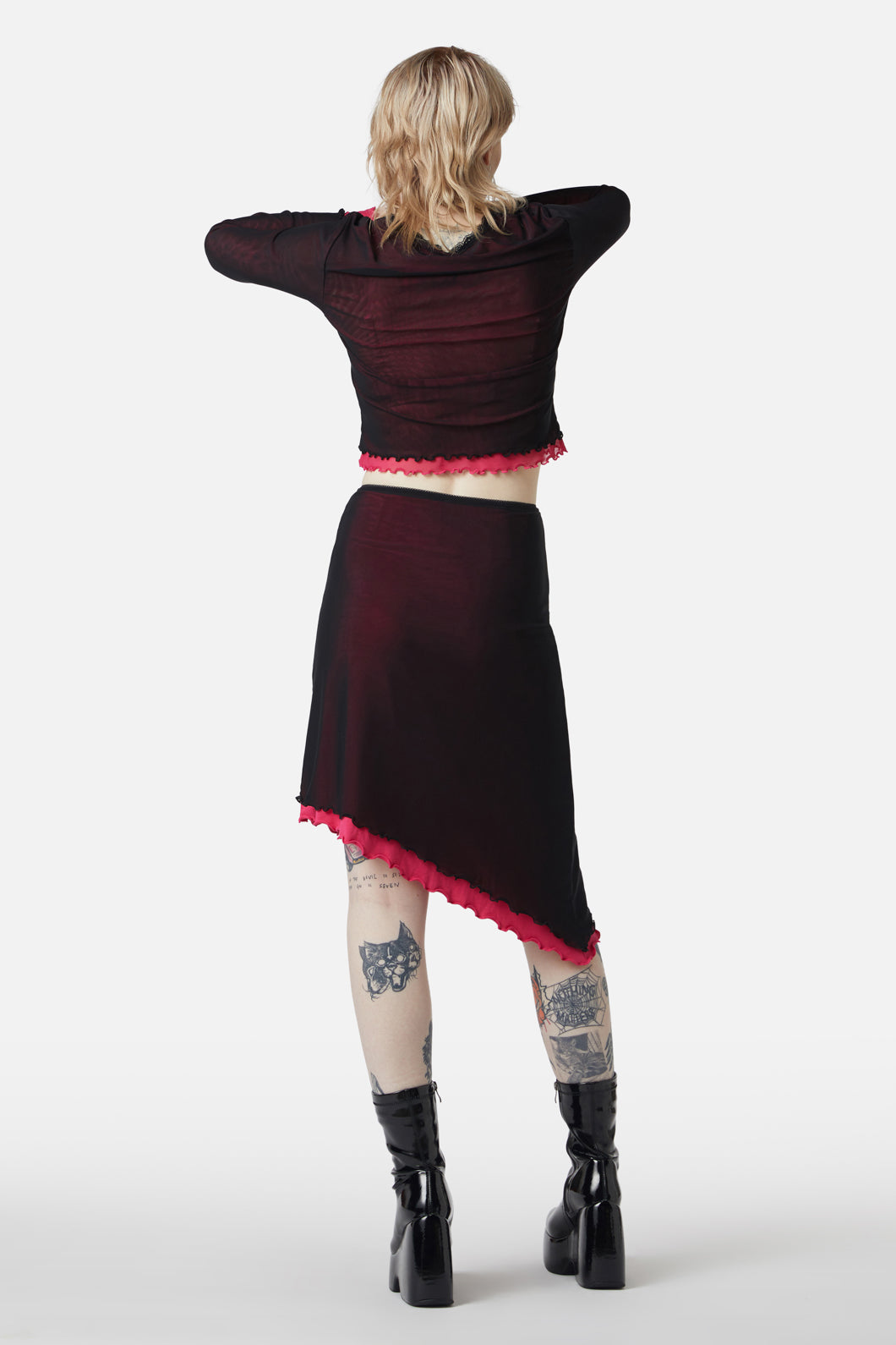 Dangerfield - Dragonfly Skirt - black-pink