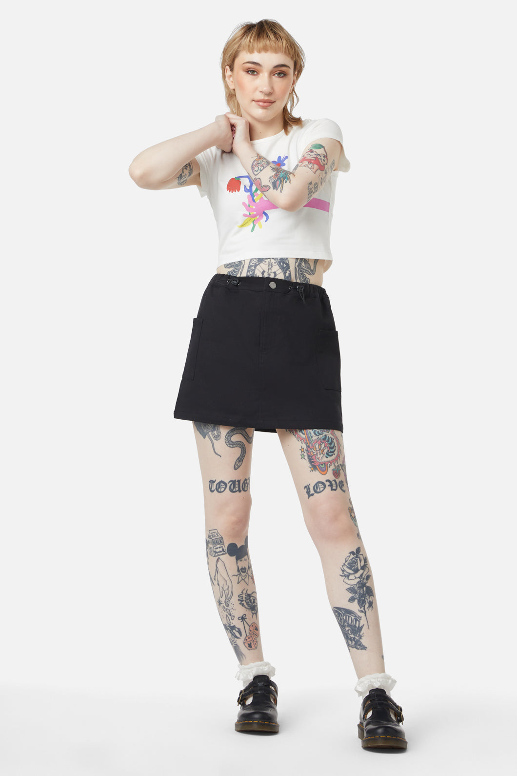 Dangerfield - Pond Cargo Skirt - black