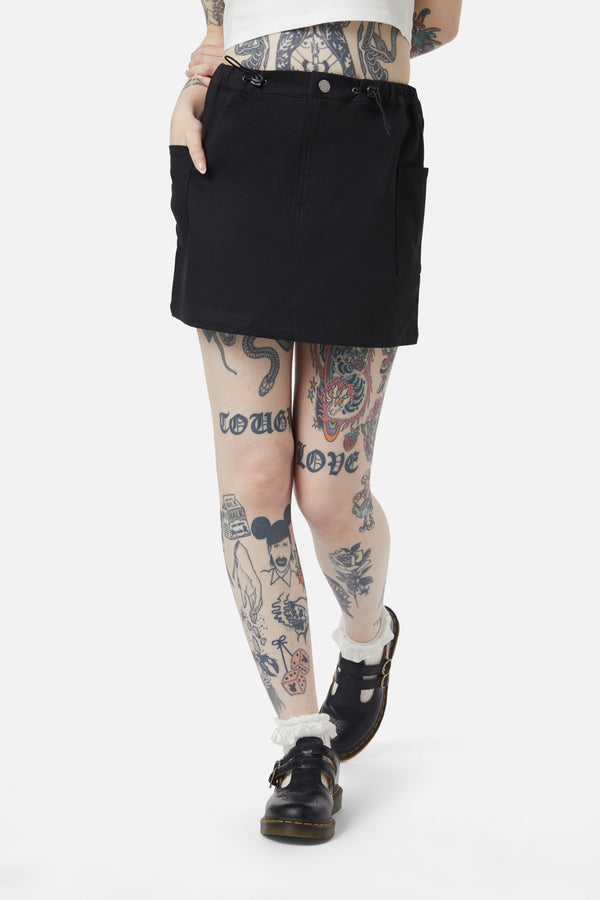 Dangerfield - Pond Cargo Skirt - black